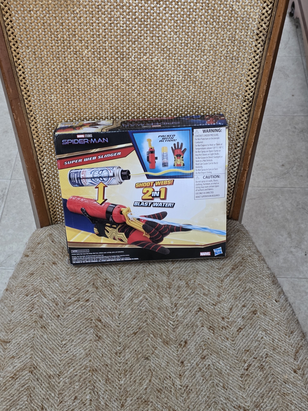 Marvel Spider-Man 2-in-1 Web Slinger Blaster - Red, Black & Gold Accents